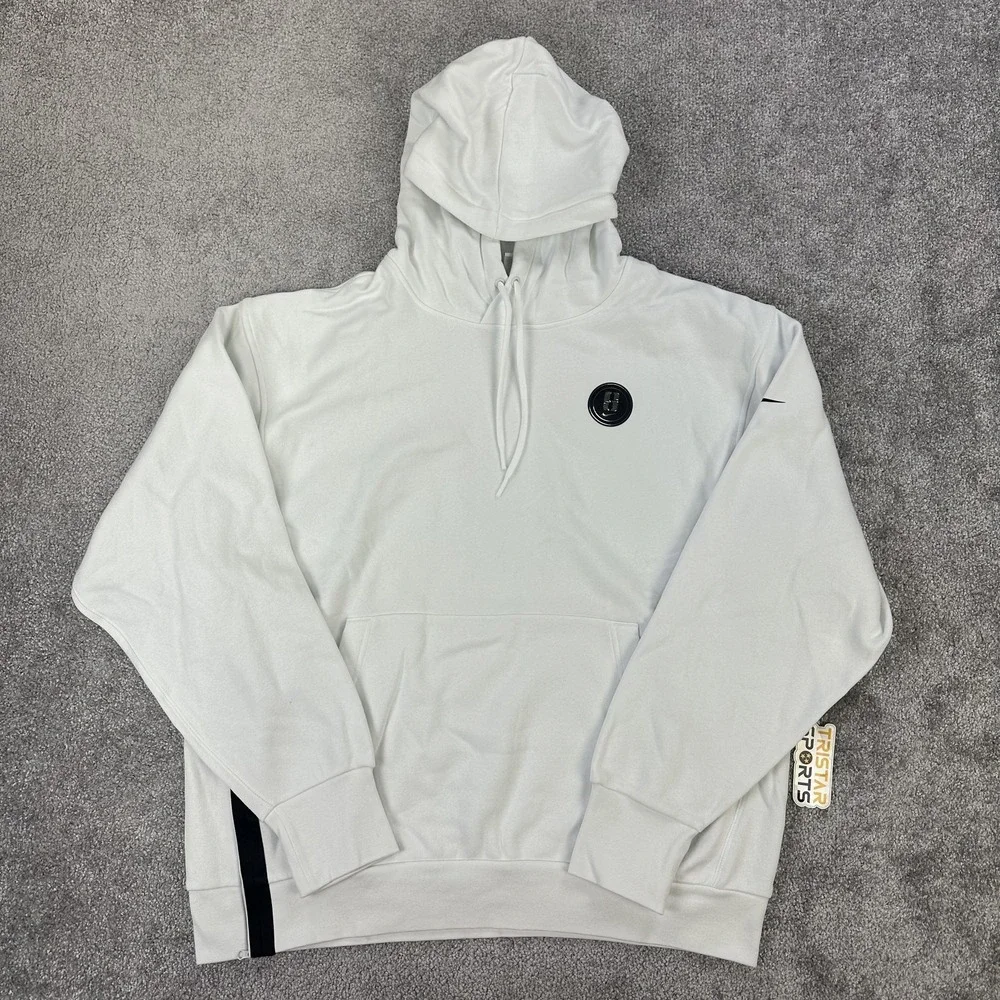 Nike Sabrina Ionescu Hoodie Mens XL White Swoosh Basketball Pullover Sideline